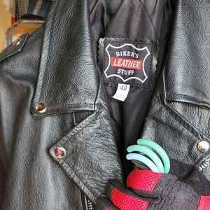 Men's leather jacket